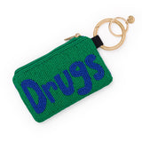 Mary Drugs Beaded Coin Purse Green Coin Purse