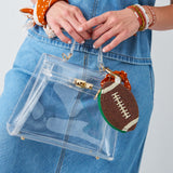 Mary Football Beaded Coin Purse Brown Coin Purse