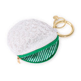 Mary Golf Beaded Coin Purse White Coin Purse