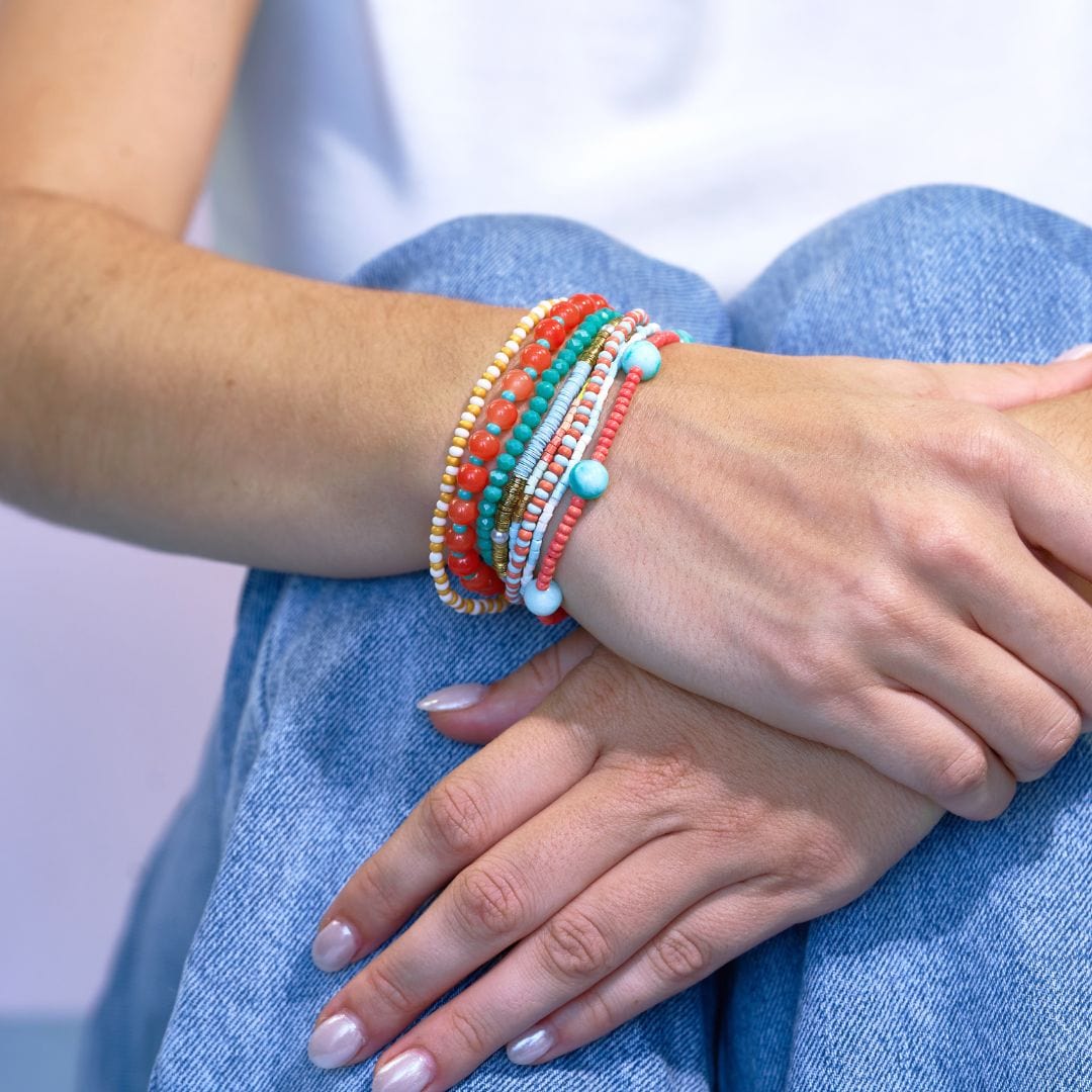 String Bracelet Stack Curated Bracelet Stacks for Women- INK+ALLOY Handmade Boho Jewelry ...