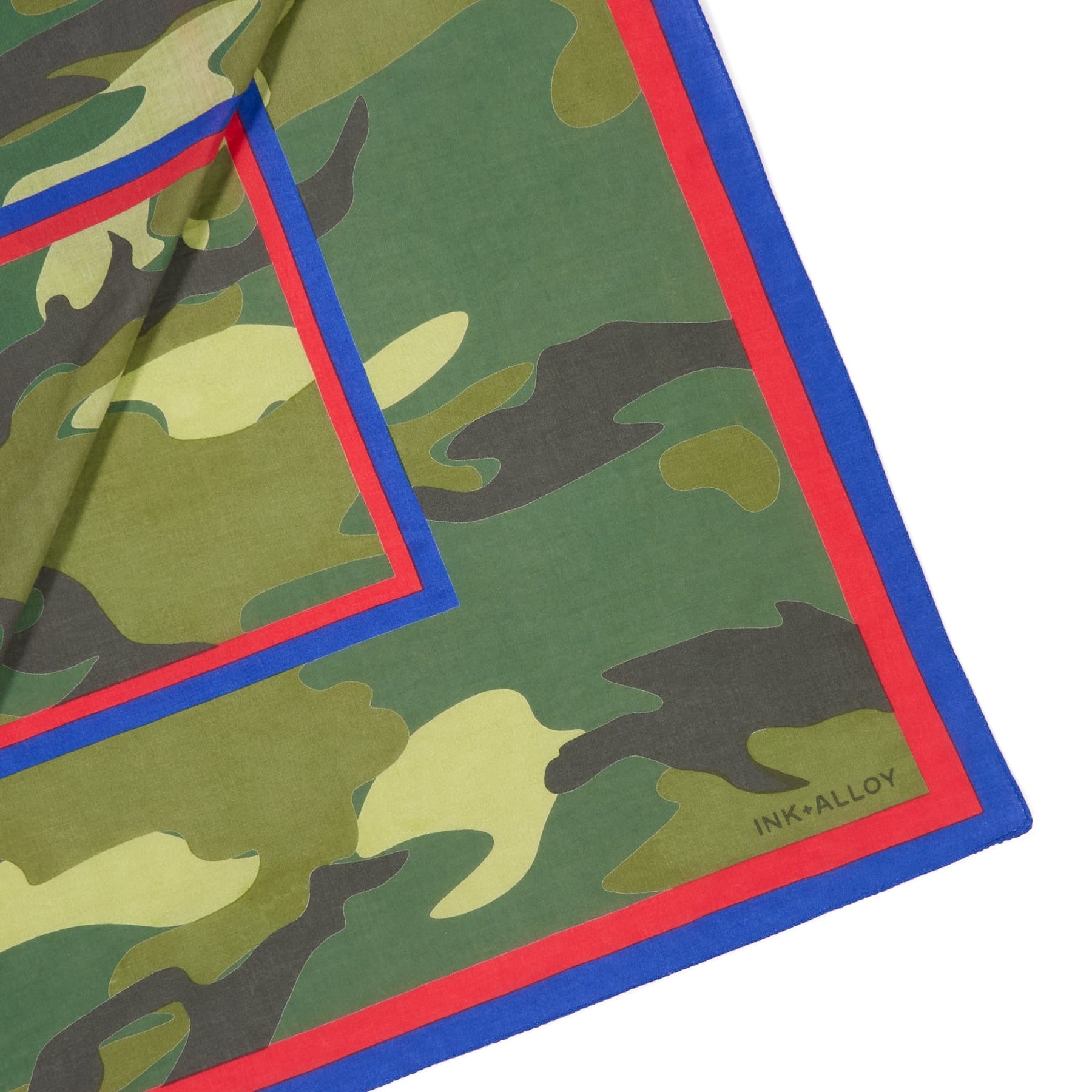 Olivia Square Scarf Camo Print 36x36 Scarf