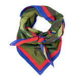 Olivia Square Scarf Camo Print 36x36 Scarf