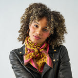 Olivia Square Scarf Cheetah Print 36x36 Scarf