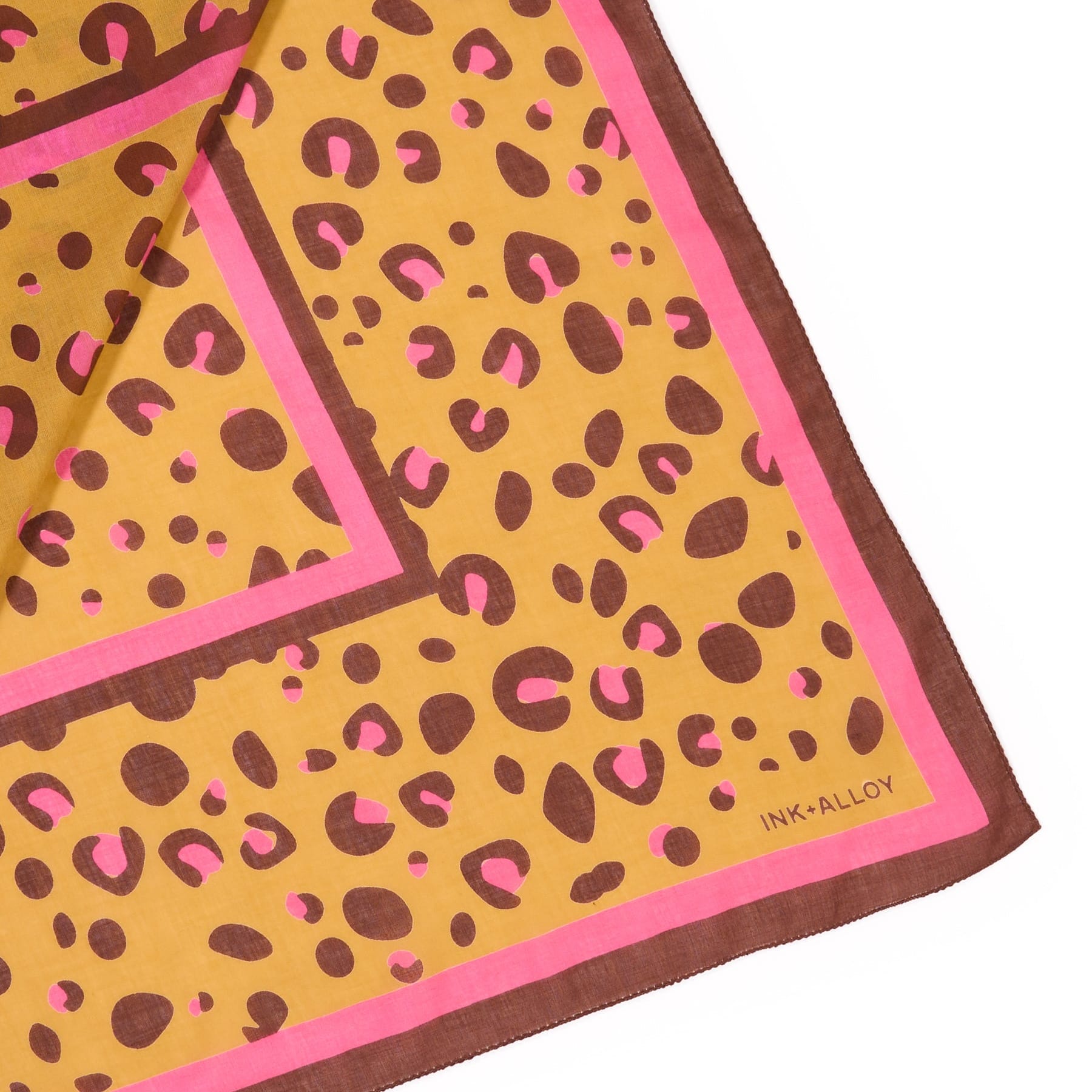 Olivia Square Scarf Cheetah Print 36x36 Scarf
