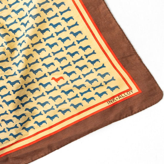 Olivia Square Scarf Dachshund Print – INK+ALLOY, LLC
