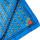 Olivia Square Scarf Evil Eye Print Scarf