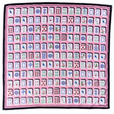 Olivia Square Scarf Mahjong Print 36x36 Scarf