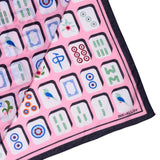 Olivia Square Scarf Mahjong Print 36x36 Scarf