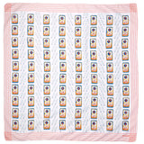 Olivia Square Scarf Sardine Print Scarf