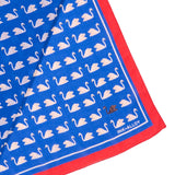 Olivia Square Scarf Swan Print 36x36 Scarf