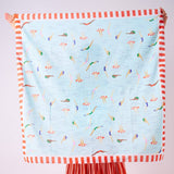 Olivia Square Scarf Swimmer Print Scarf