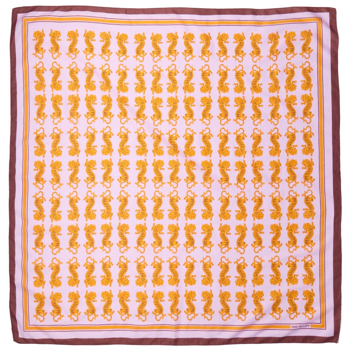 Olivia Square Scarf Tiger Print Scarf