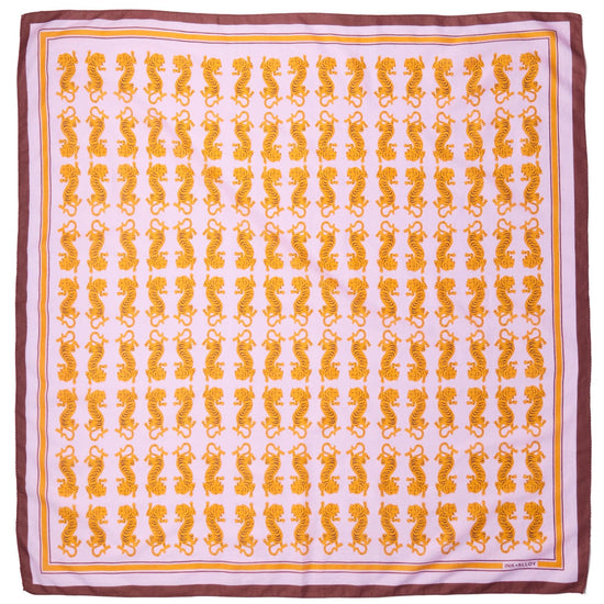 Olivia Square Scarf Tiger Print Scarf