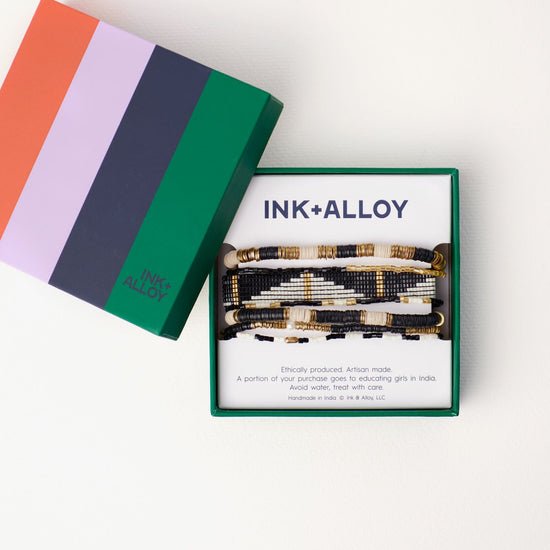 Paint it Black Bracelet Stack Stack