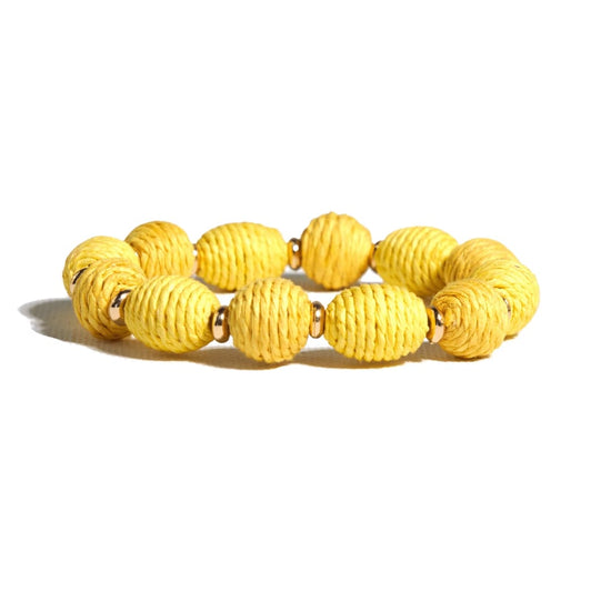 Load image into Gallery viewer, Phoebe Solid Bracelet Yellow Bracelet
