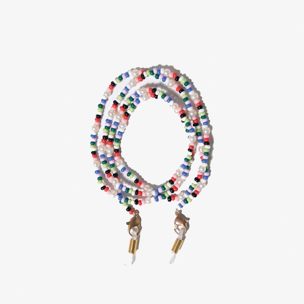 Polly Confetti With Pearls Beaded Eyeglass Chain Rio