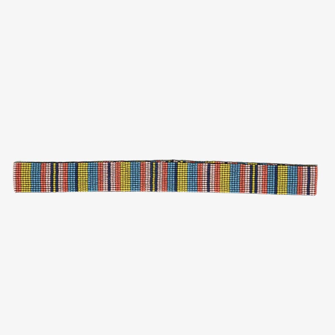 Ryan Mixed Stripes Beaded Hatband Amalfi Hat Band