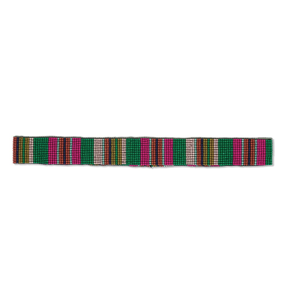 Load image into Gallery viewer, Ryan Mixed Stripes Beaded Hatband Rio
