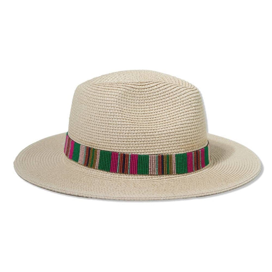 Load image into Gallery viewer, Ryan Mixed Stripes Beaded Hatband Rio
