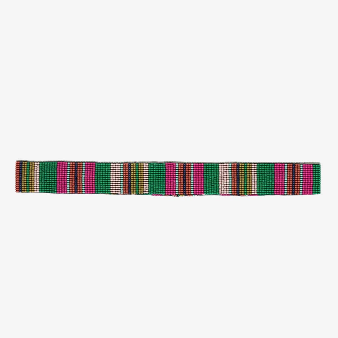 Ryan Mixed Stripes Beaded Hatband Rio Hat Band