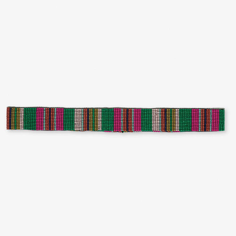 Ryan Mixed Stripes Beaded Hatband Rio Hat Band