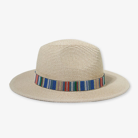 Ryan Mixed Stripes Beaded Hatband St. Tropez Hat Band