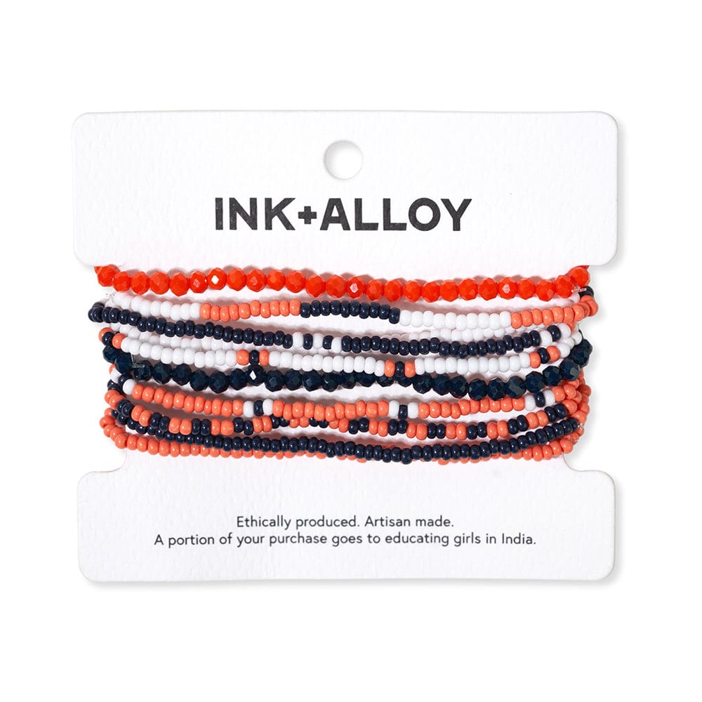 Tinysome Fashion Colorful Acrylic Stretch Bracelet Lucky Dice Beads Bracelet Jewerly All-match for Unisex Women Men, Men's, Size: One size, Black