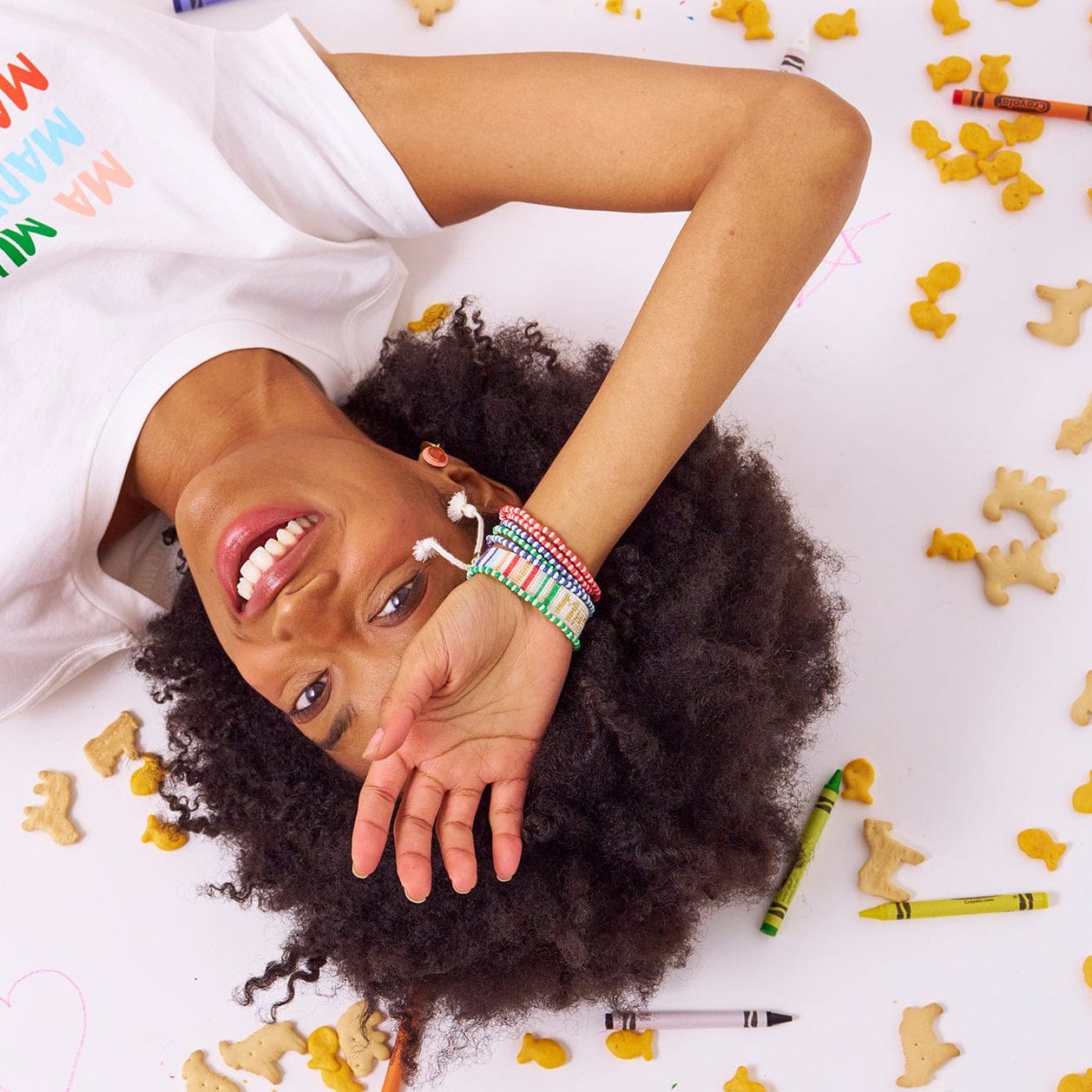 Sage + Gabby Mama Bracelet Stack Rainbow Stack