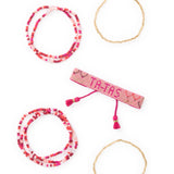Sage + Gabby TA-TA's Bracelet Stack Pink + Port Bracelet