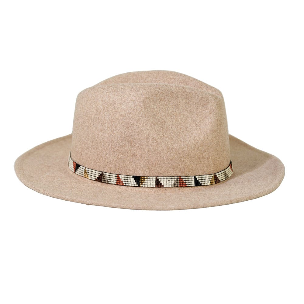 Load image into Gallery viewer, Sarah Angles Beaded Stretch Hat Band Mixed Metallic Hat Band
