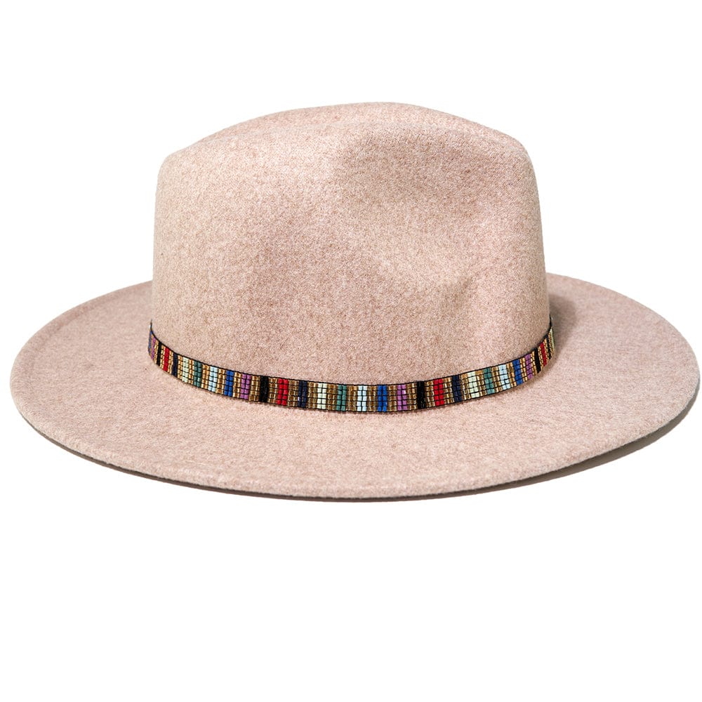 Load image into Gallery viewer, Sarah Vertical Stripes Beaded Stretch Hat Band Multicolor Hat Band
