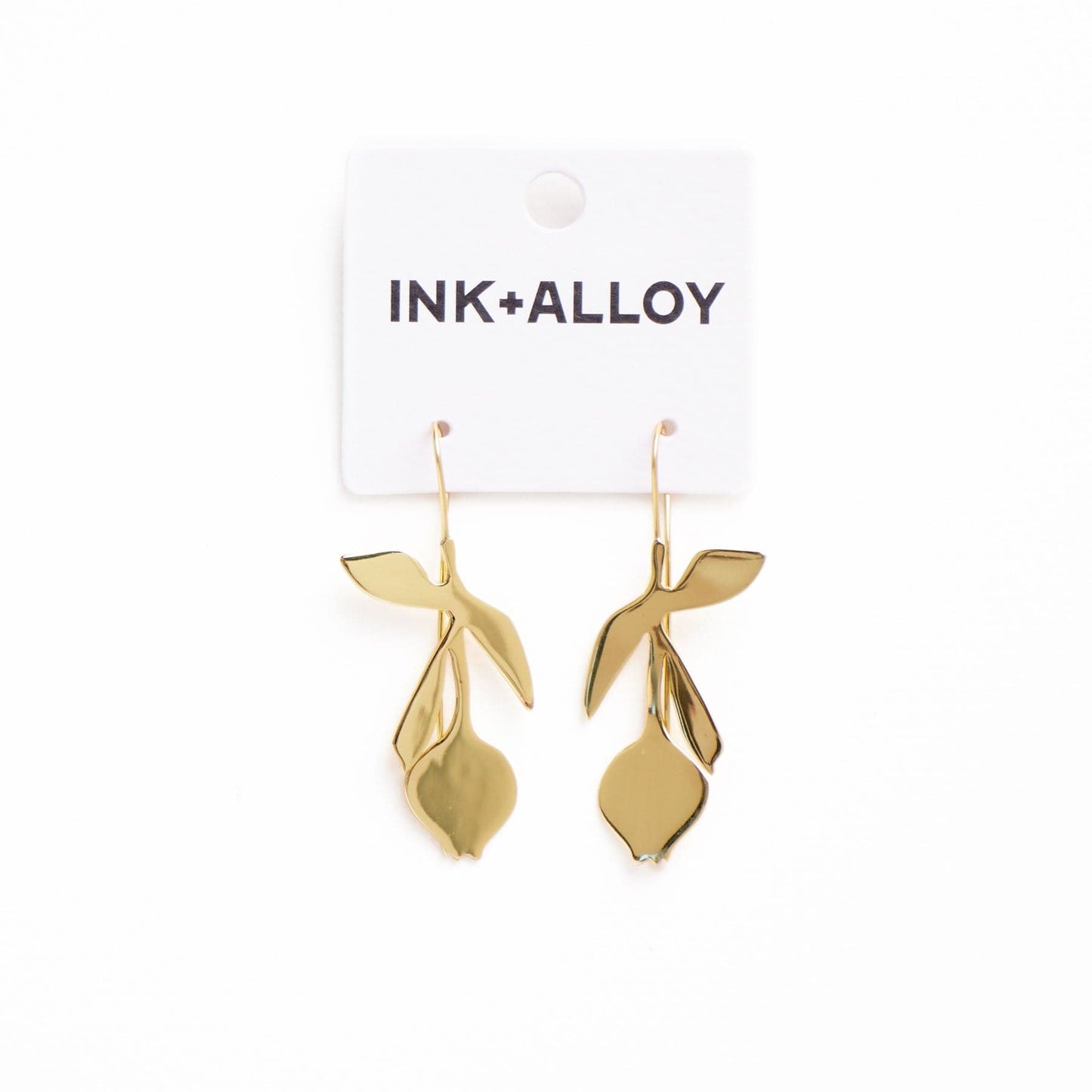 Suki Tulip threader Earrings Brass Threader