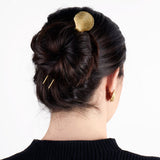 Sutton Shell Hair Stick Brass Hair Stick