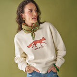 Sweatshirt Give A Fox In Natural Apparel