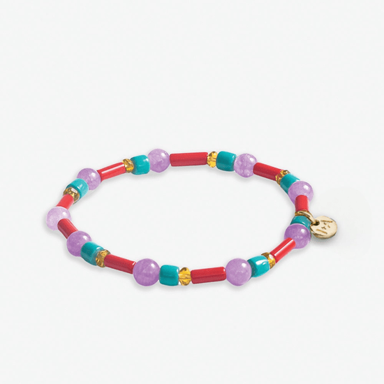 Sydney Mixed Beads And Stones Stretch Bracelet Amsterdam Stretch