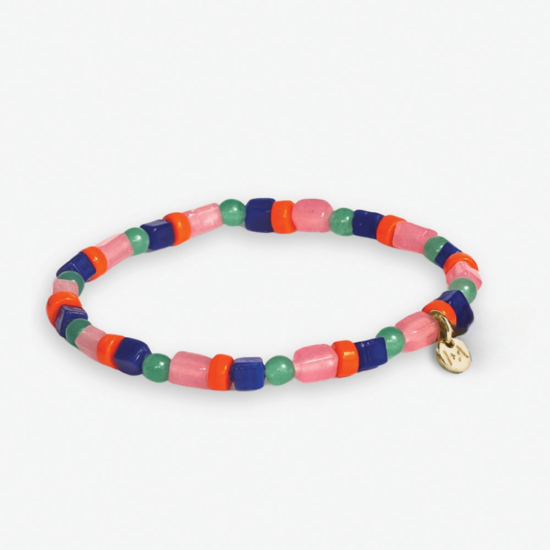 Sydney Mixed Beads And Stones Stretch Bracelet St. Tropez Stretch