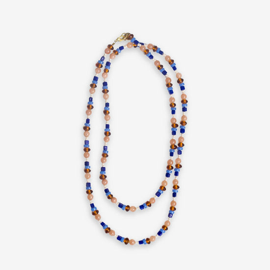 Sylvia Mixed Beads And Stones Long Necklace Sedona
