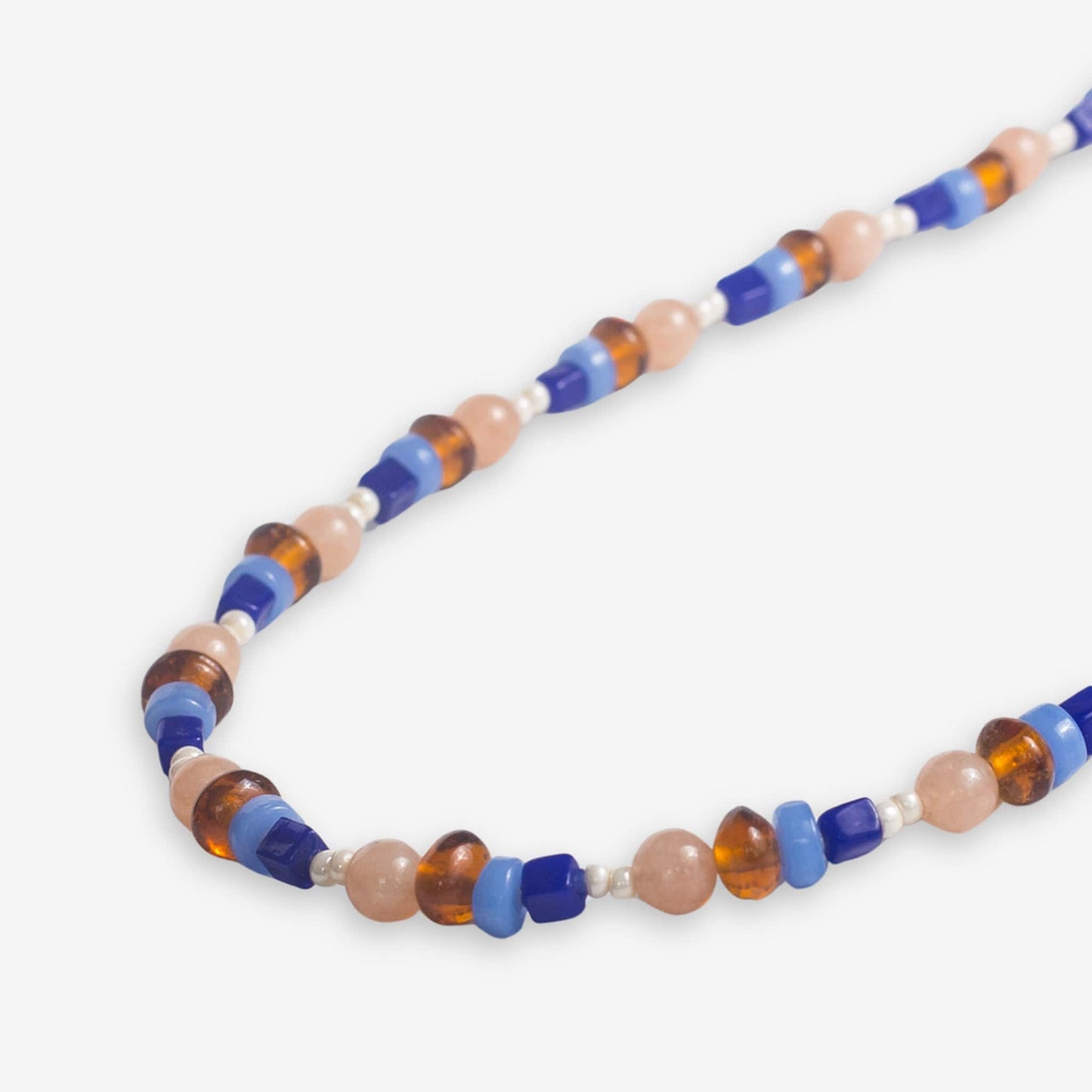 Sylvia Mixed Beads And Stones Long Necklace Sedona