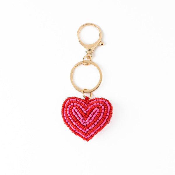 Cute Bow & Bead Keychain – Bag Charm For Purse, Backpack Or Bogg Bag