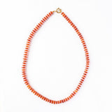 Vivianne Carnelian With Rose Quartz Necklace 18" Single Chain