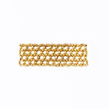 Winnie Small Bead Stretch Bracelet Brass Stretch