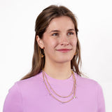 Wren Bunny Hoop Earrings Brass Hoop