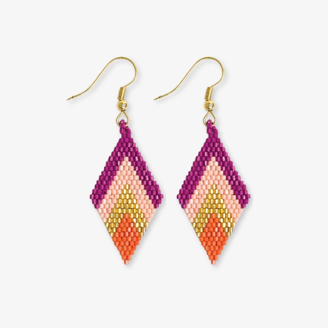 Zelda Layered Diamond Earrings Jaipur DROP