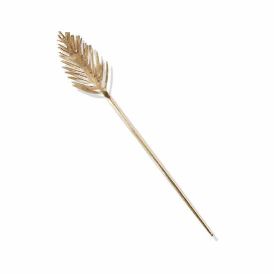 Brass Palm Hair Stick hair accessory