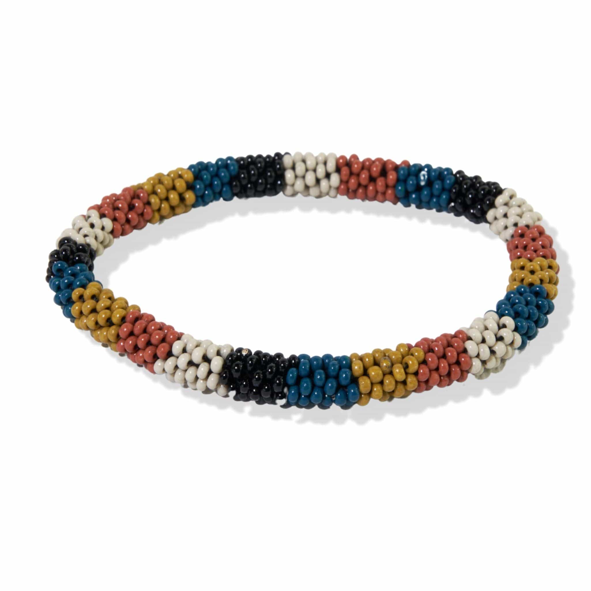 Handmade VALENTINE bracelet in miyuki beads and rhinestones