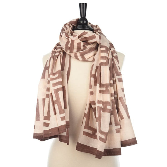 Off the Grid Scarf Brown Scarves