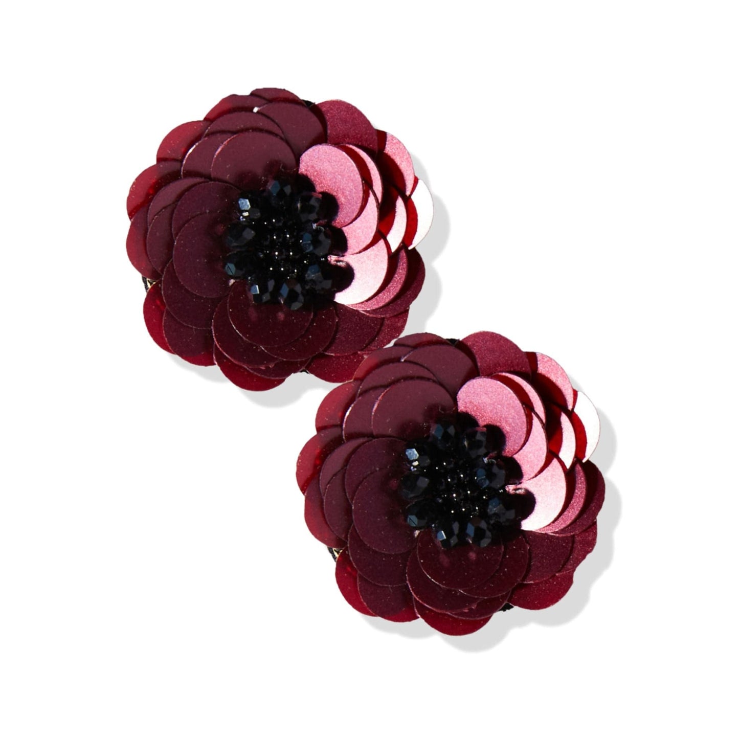 Load image into Gallery viewer, Ruby Single Flower Post Earrings earring
